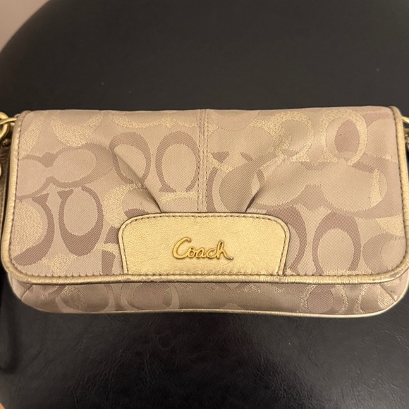 COACH Signature Large Flap Wristlet - Picture 3 of 13